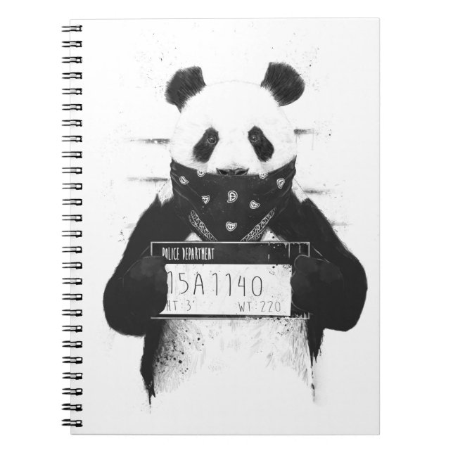 Cuaderno Mala panda (Frente)