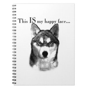 Cuaderno Malamute Happy Face