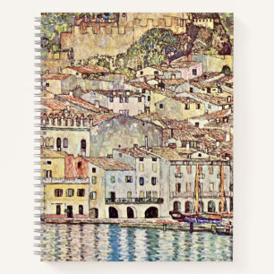 Cuaderno Malcesine en el lago Garda por Gustav Klimt