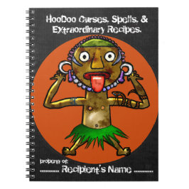 Cuaderno Maldición HooDoo, ortografía y recetas extraordina