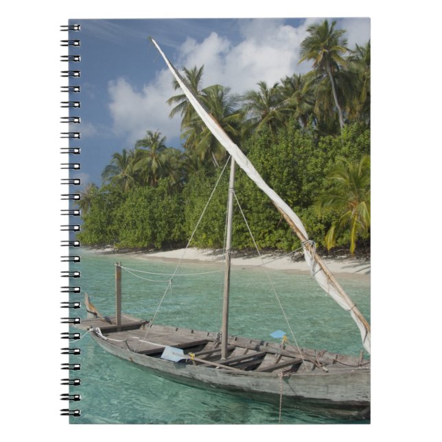 Cuaderno Maldivas, atolón de North Male, isla de Kuda (Frente)