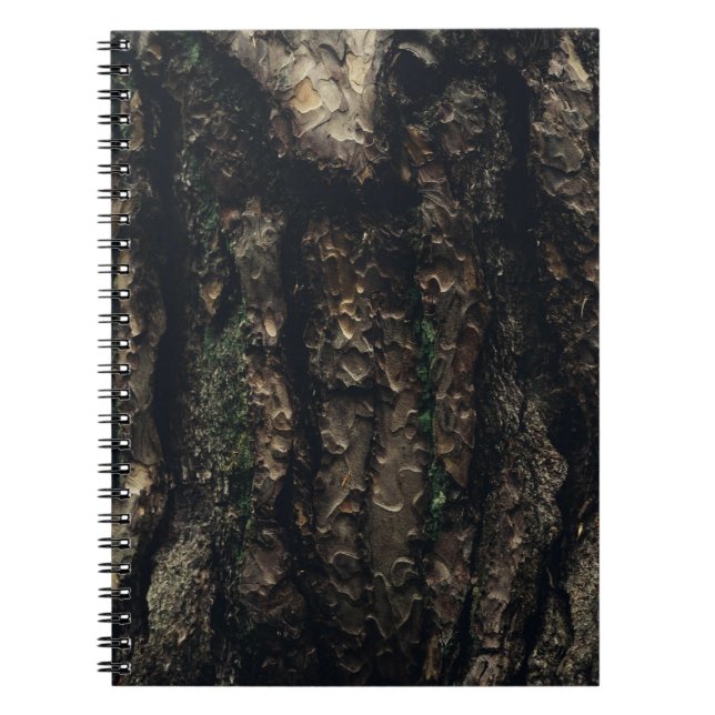 Cuaderno Maletero de árbol marrón y negro (Frente)