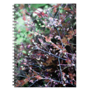 Cuaderno Malezas en negro, verde y blanco