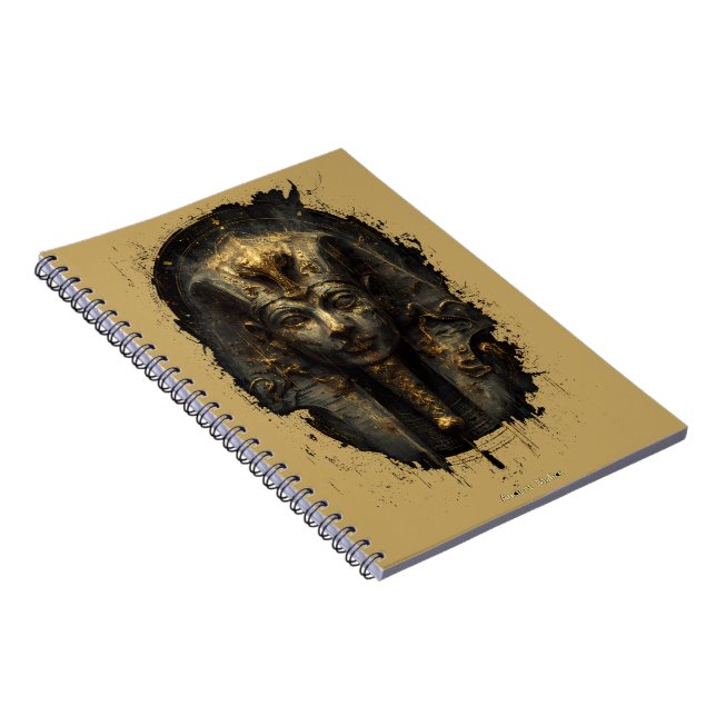 Cuaderno Maligna Antigüedad Faraón Egipcio Negro (Lado Derecho)
