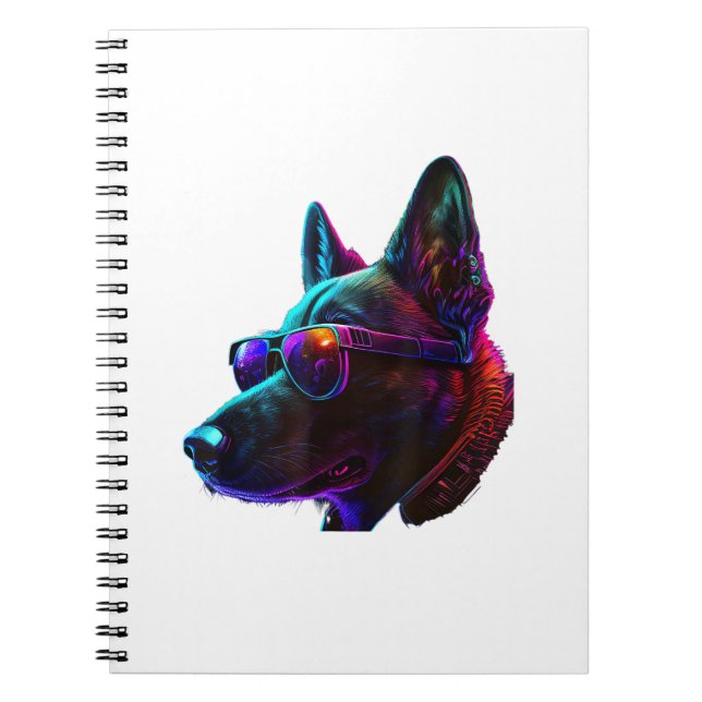 Cuaderno Malinois belga perros Malinois belga (Frente)