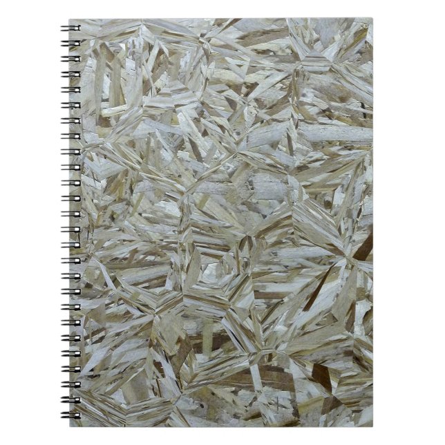 Cuaderno Malla de construcción de texturas Funky OSB (Frente)