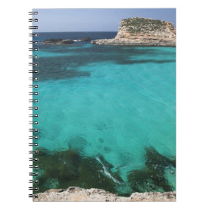 Cuaderno Malta, isla de Comino, La Laguna Azul