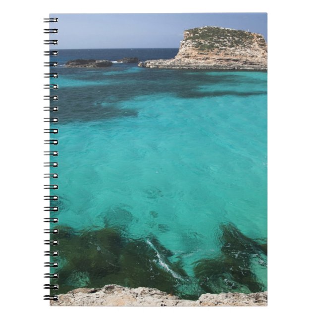 Cuaderno Malta, isla de Comino, La Laguna Azul (Frente)
