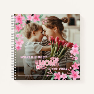 Cuaderno Mamá 1 Día de la Madre moderno y elegante de niñas