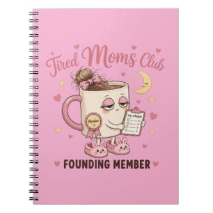 Cuaderno Mamá Cansada Cargando Por Favor Inserte Café Diver