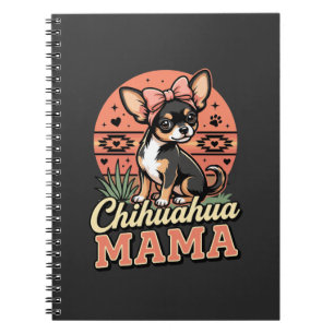 Cuaderno Mamá Chihuahua Lindo Lazo Perro Mamá