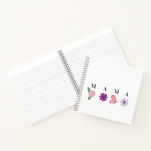 Cuaderno MAMA Coaster Floral – Regalo para el Día de la Mad