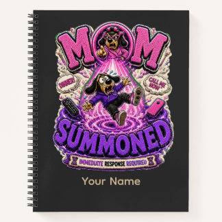 Cuaderno Mamá Convocada Camiseta Divertida Personalizada pa