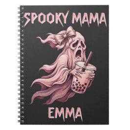 Cuaderno Mama Coquette Fantasma Rosa Espeluznante Personali