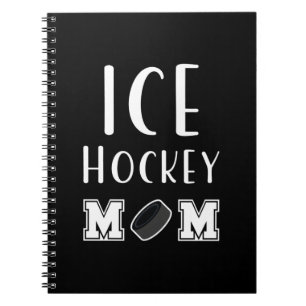 Cuaderno Mamá de hockey sobre hielo