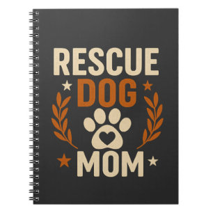 Cuaderno Mamá de perro de rescate