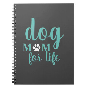 Cuaderno Mamá de perro gris de por vida
