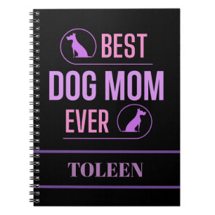 Cuaderno Mamá de perro personalizada