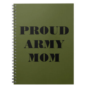 Cuaderno Mamá del ejército orgulloso de bloc de notas
