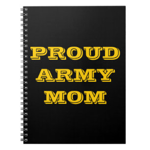 Cuaderno Mamá del ejército orgulloso de bloc de notas