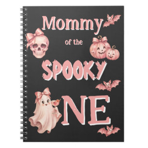 Cuaderno Mamá del Spooky One Pinkoween Party