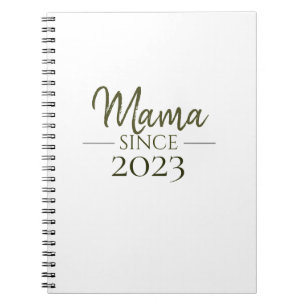 Cuaderno Mamá Desde Personalizado Año Minimalista Maternida