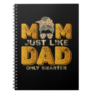 Cuaderno Mamá divertida, como papá, solo que más inteligent