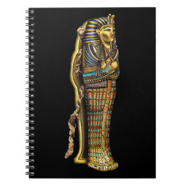 Cuaderno Mamá egipcia en escófago, horror, Halloween