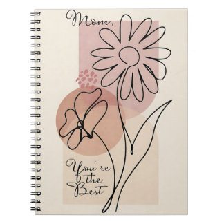 Cuaderno Mamá, eres la mejor | Línea floral