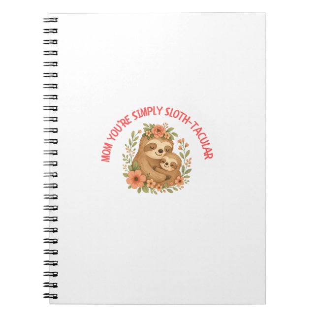 Cuaderno Mamá eres simplemente Madre fabulosa día de la mad (Frente)