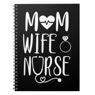 Cuaderno Mamá Esposa Enfermera a mamá Esposa Enfermera