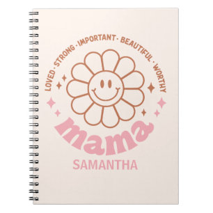 Cuaderno Mama Flower: Amadas, fuertes, hermosas y valiosas