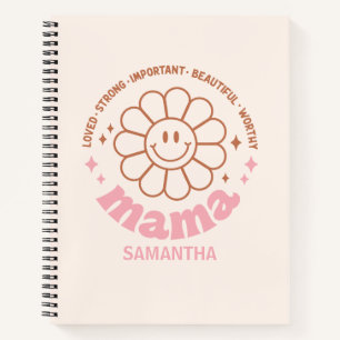 Cuaderno Mama Flower: Amadas, fuertes, hermosas y valiosas