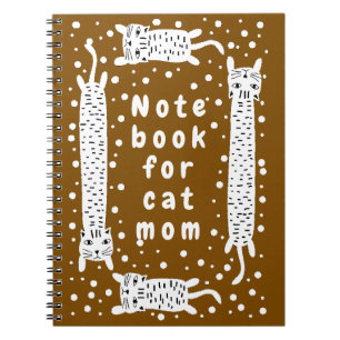 Cuaderno Mamá Gata Marrón