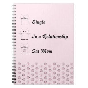 Cuaderno Mamá Gato Gato Lindo Pata Rosa