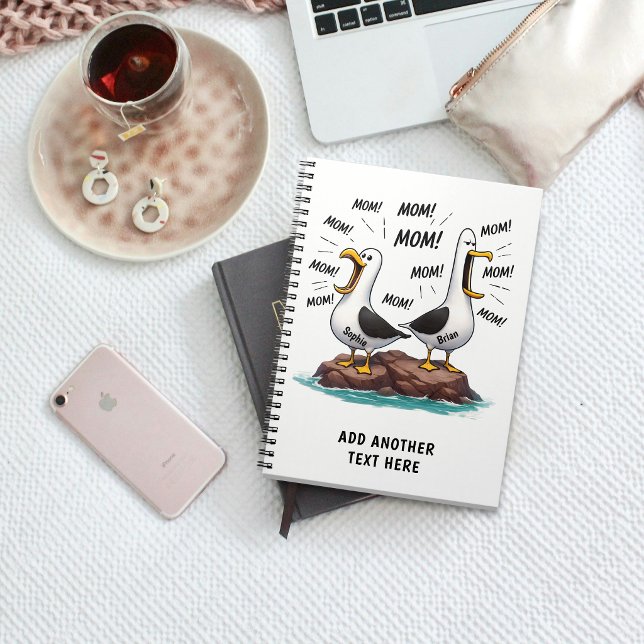 Cuaderno Mamá Gaviota Divertida Personalizada (Subido por el creador)
