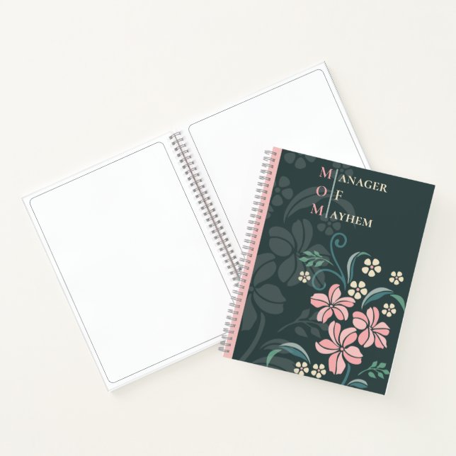 Cuaderno Mamá gerente de Mayhem Stylish Floral (Interior)