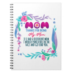 Cuaderno Mamá Gracias Por Ser Mi Mamá