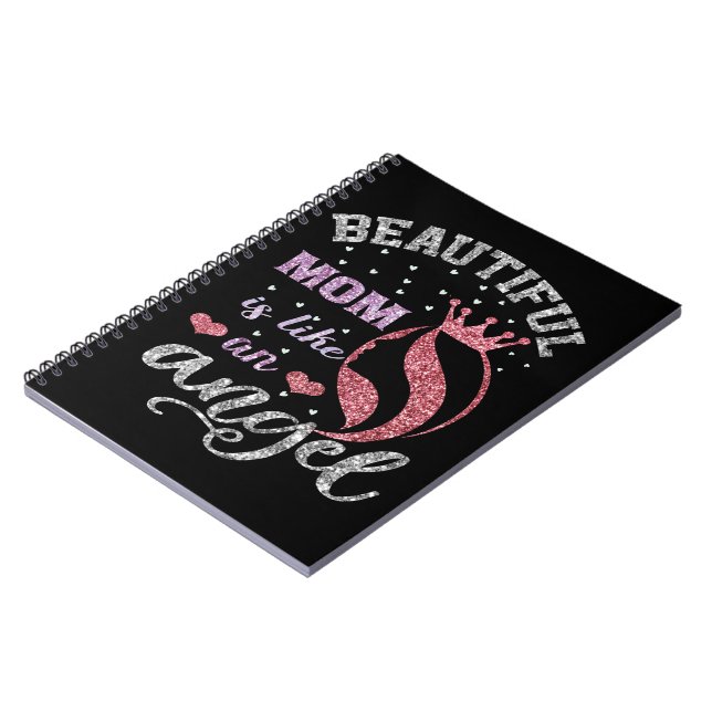 Cuaderno Mamá hermosa es como un ángel (Lado Izquierdo)
