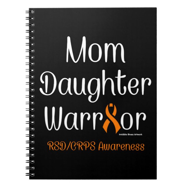 Cuaderno Mamá hija guerrera... RSD/CRPS (Frente)