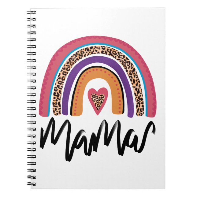 Cuaderno Mama Leopard Rainbow (Frente)