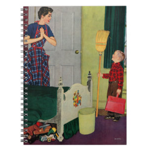 Cuaderno ¡Mamá, limpié mi sitio!