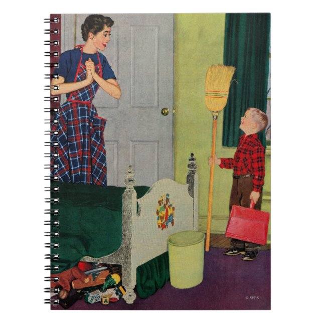 Cuaderno ¡Mamá, limpié mi sitio! (Frente)