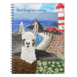 Cuaderno Mama Llama de vacaciones en la costa