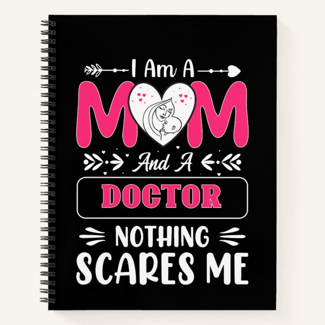 Cuaderno Mamá médica, Médica divertida (Anverso)
