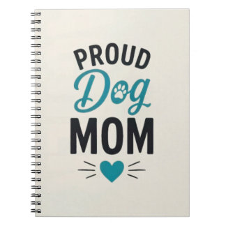 Cuaderno Mamá Orgullosa de Perro Amante de Perros Diseño Ti