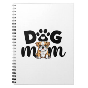 Cuaderno Mamá Perro Cachorro Pug Amante de los Perros