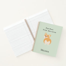 Cuaderno Mamá Perro: Especialista en Corgi | Regalo para Am