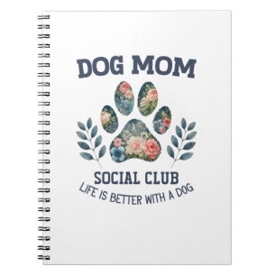 Cuaderno Mamá Perro Floral de Pata