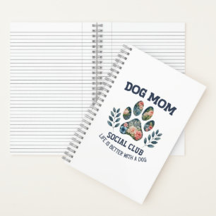 Cuaderno Mamá Perro Floral Pata